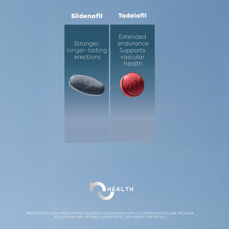 Sexual health erection sildenafil vs tadlafil
