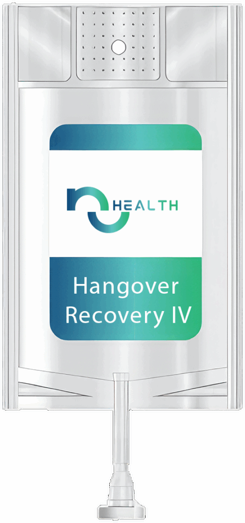 IV bag for hangover recovery treatment
