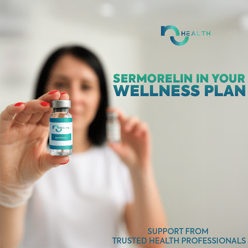 a woman holding a bottle of medicine