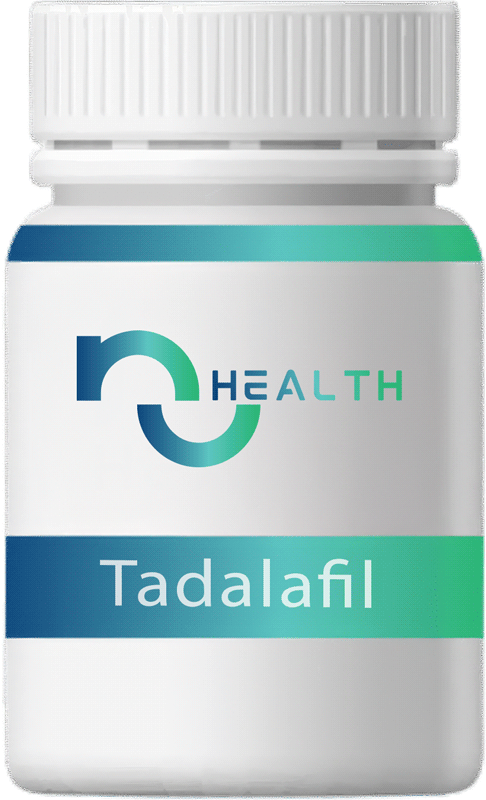 Bottle of Tadalafil medication